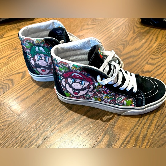 Nintendo x Vans Sk8‑Hi Reissue 'Mario and Luigi'  (Men’s size 5/Womens 6.5) - Picture 1 of 7